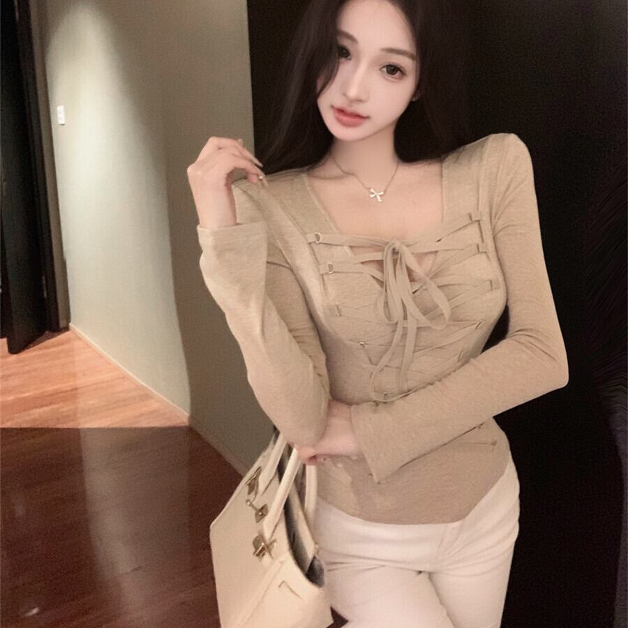 【tops】クロスストラップトップス　M29455