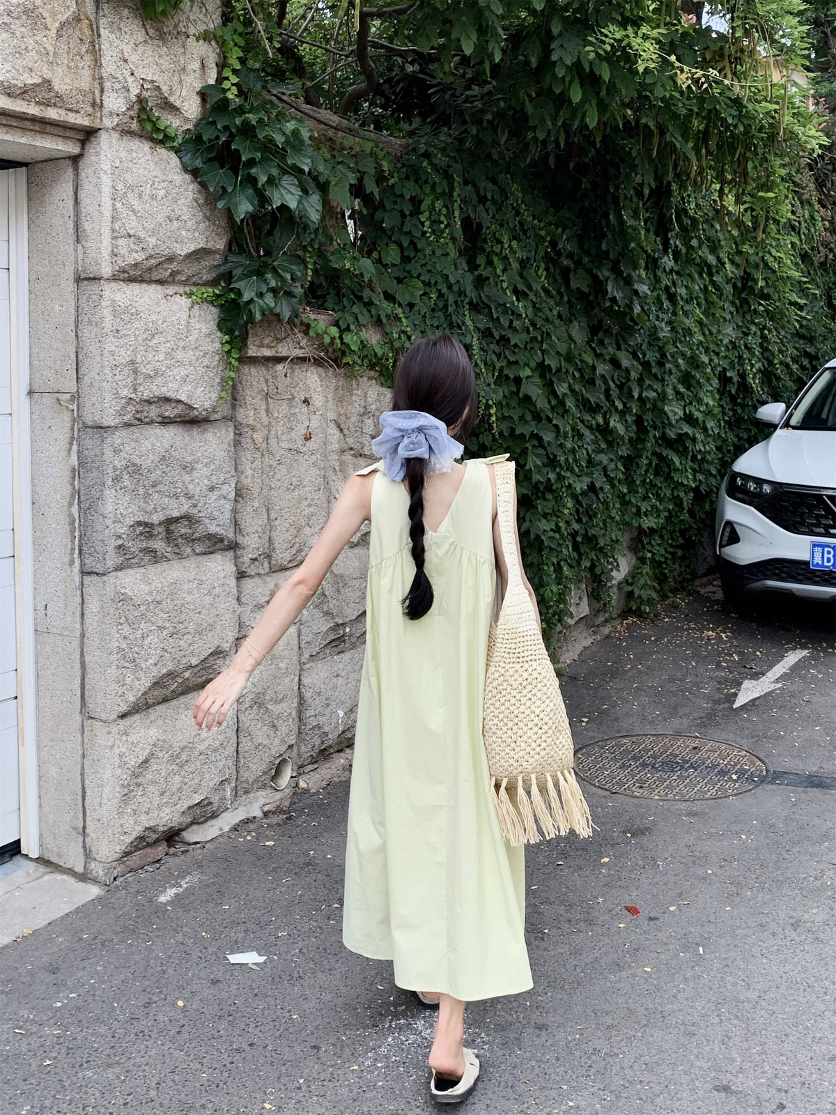 【dress】リボン付きワンピース　M24666
