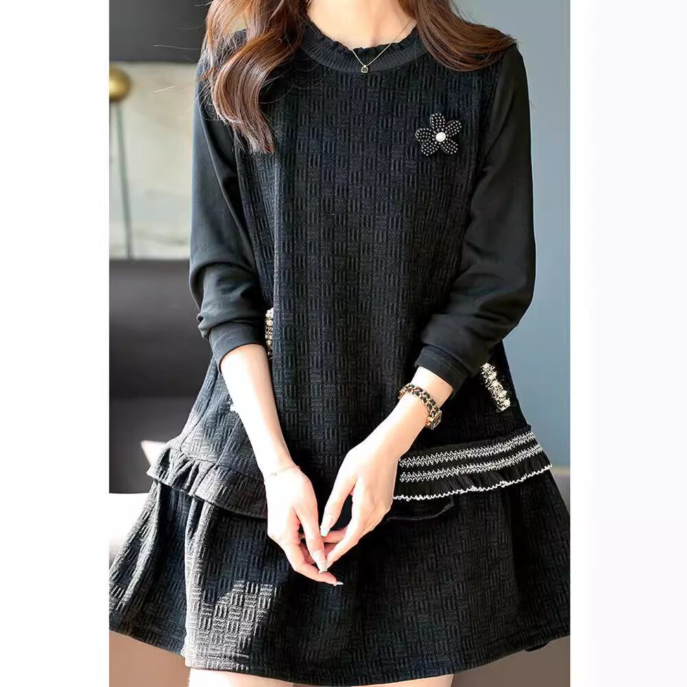 【dress】ビーズフリルワンピース G20260