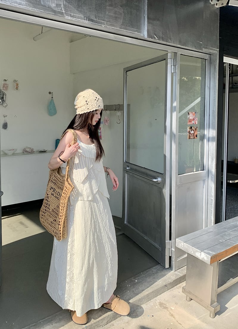 【dress】切り替えキャミワンピース　M25319
