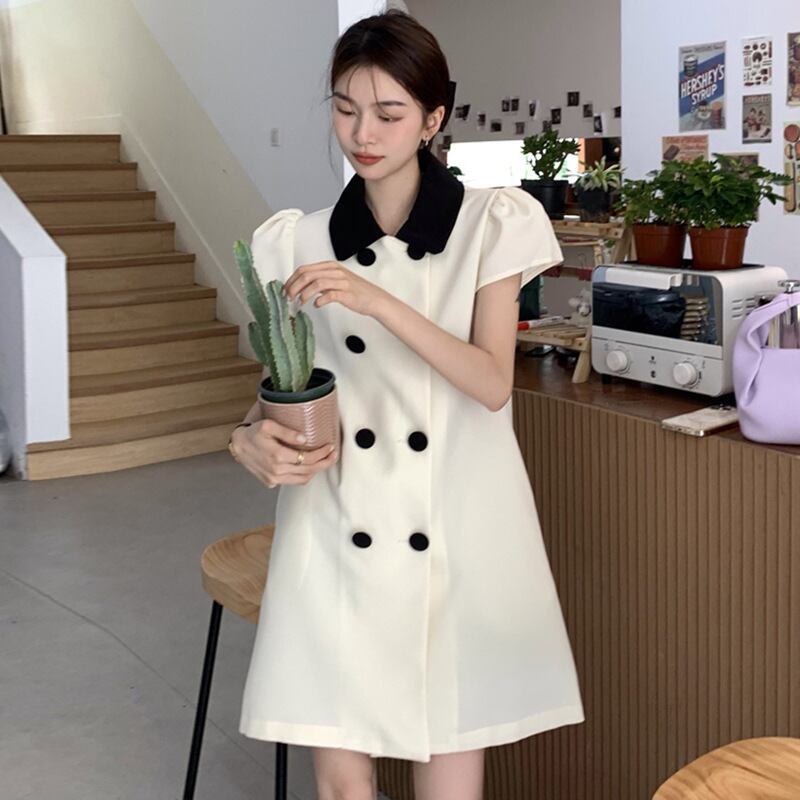 【dress】パフスリーブワンピース G20505