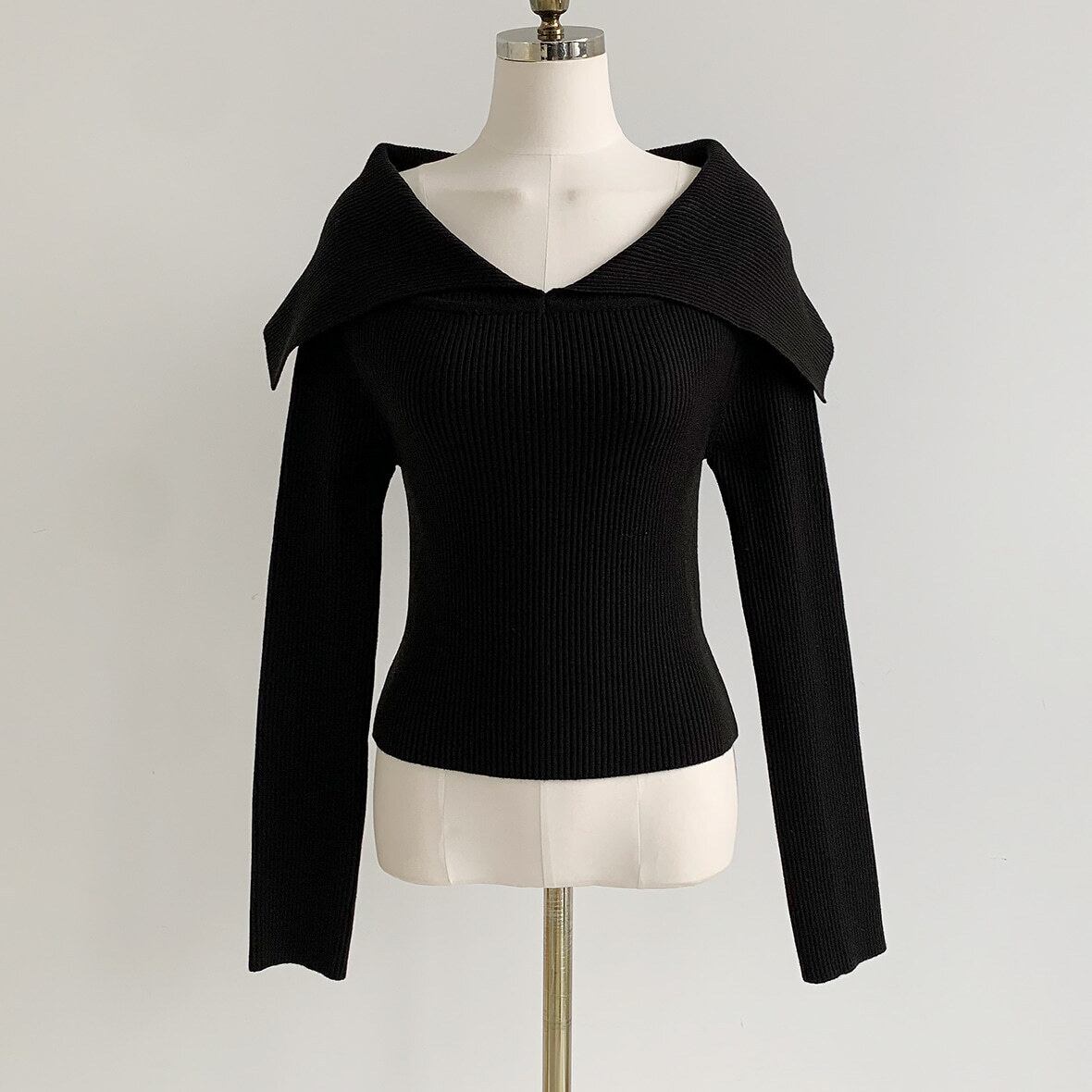 【tops】ニットトップス　M26928