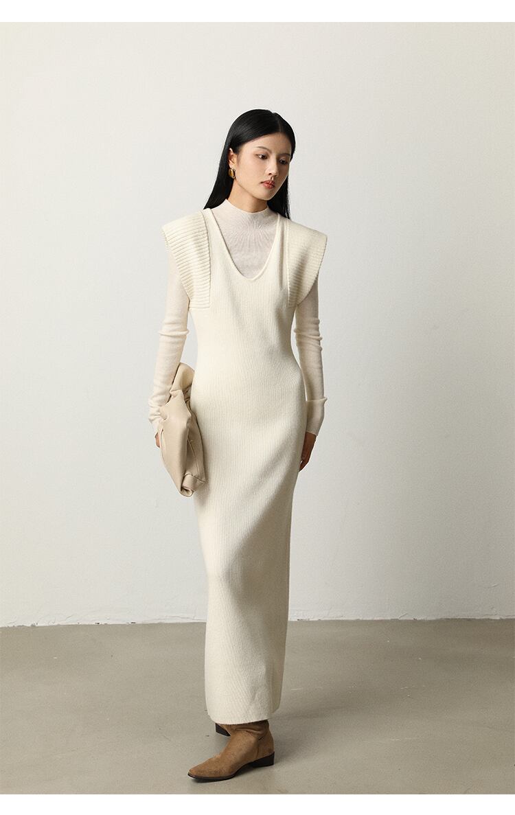 【dress】ノースリーブニットワンピース　N2809