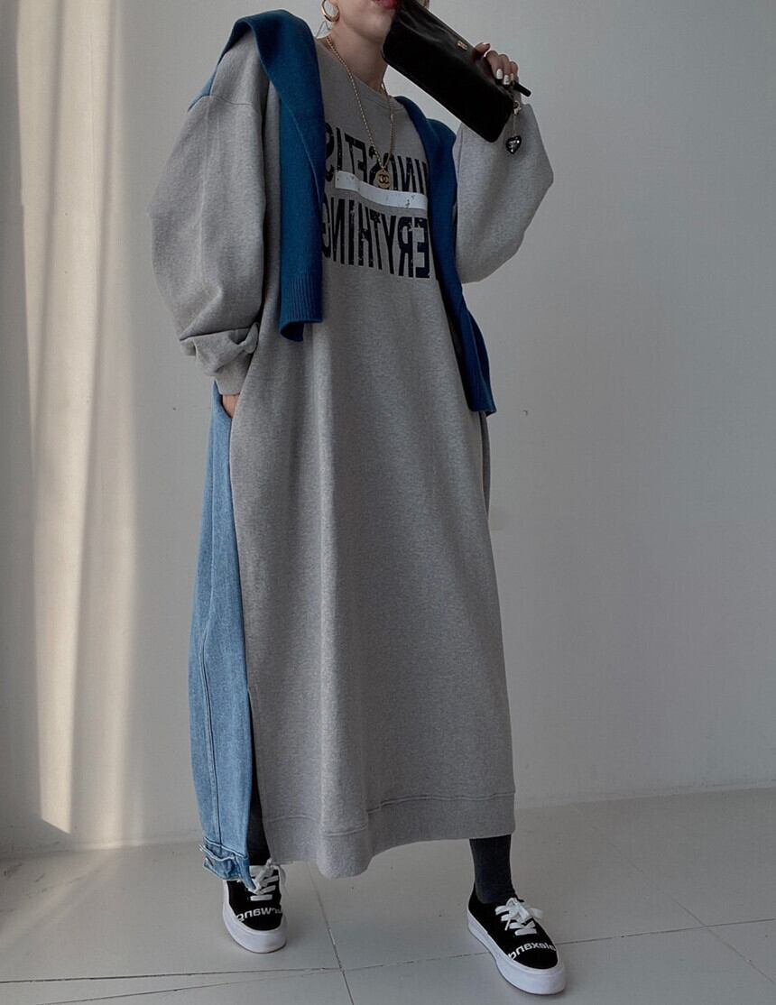 【dress】ドッキングカジュアルワンピース　M19001