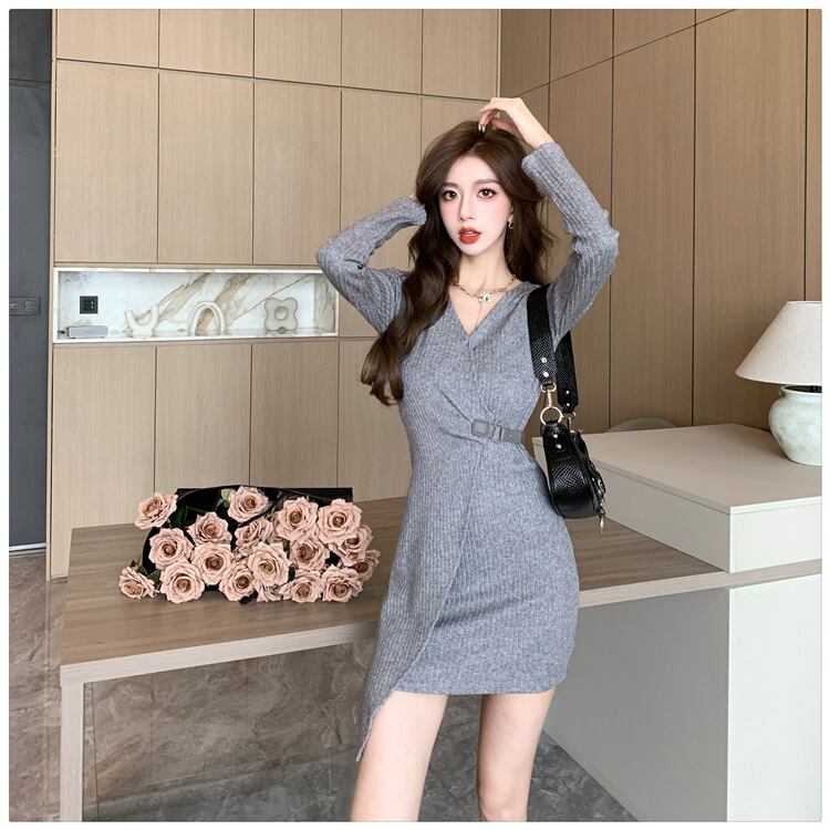 【dress】ニットワンピース　M18563