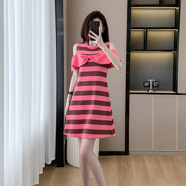 【dress】ボーダー柄ワンピース　M29312