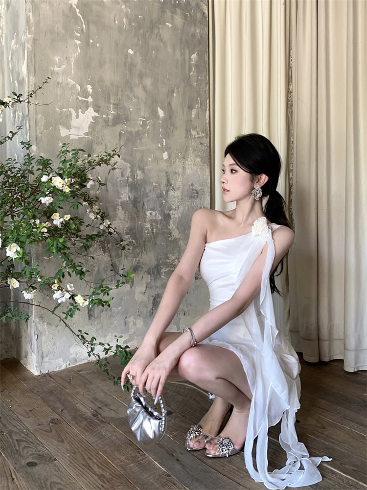 【dress】オフショルダーワンピース　M23897