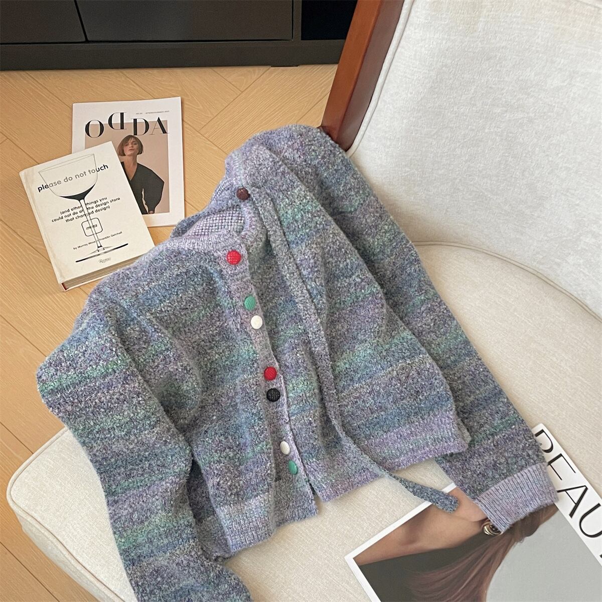 【outer】ニットカーデ　M29211