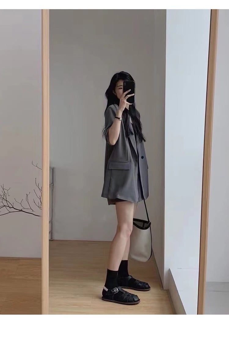 【set】スーツジャケット×ショートパンツセット　M24658