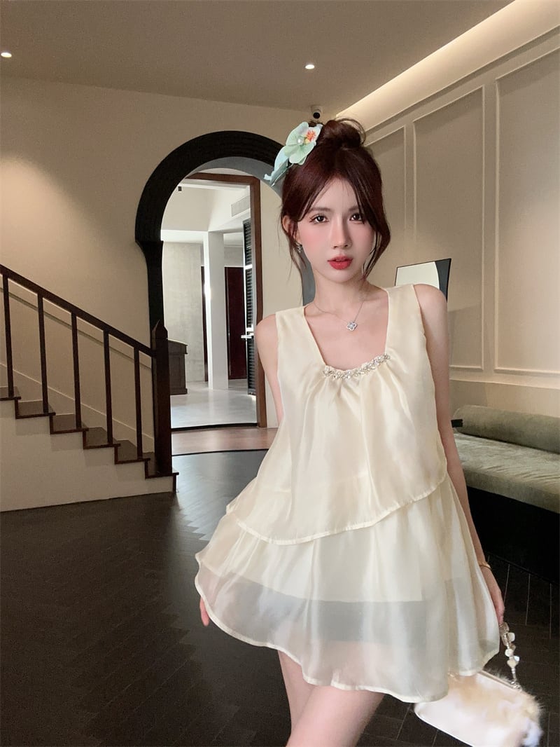 【tops】ノースリーブトップス　M24634