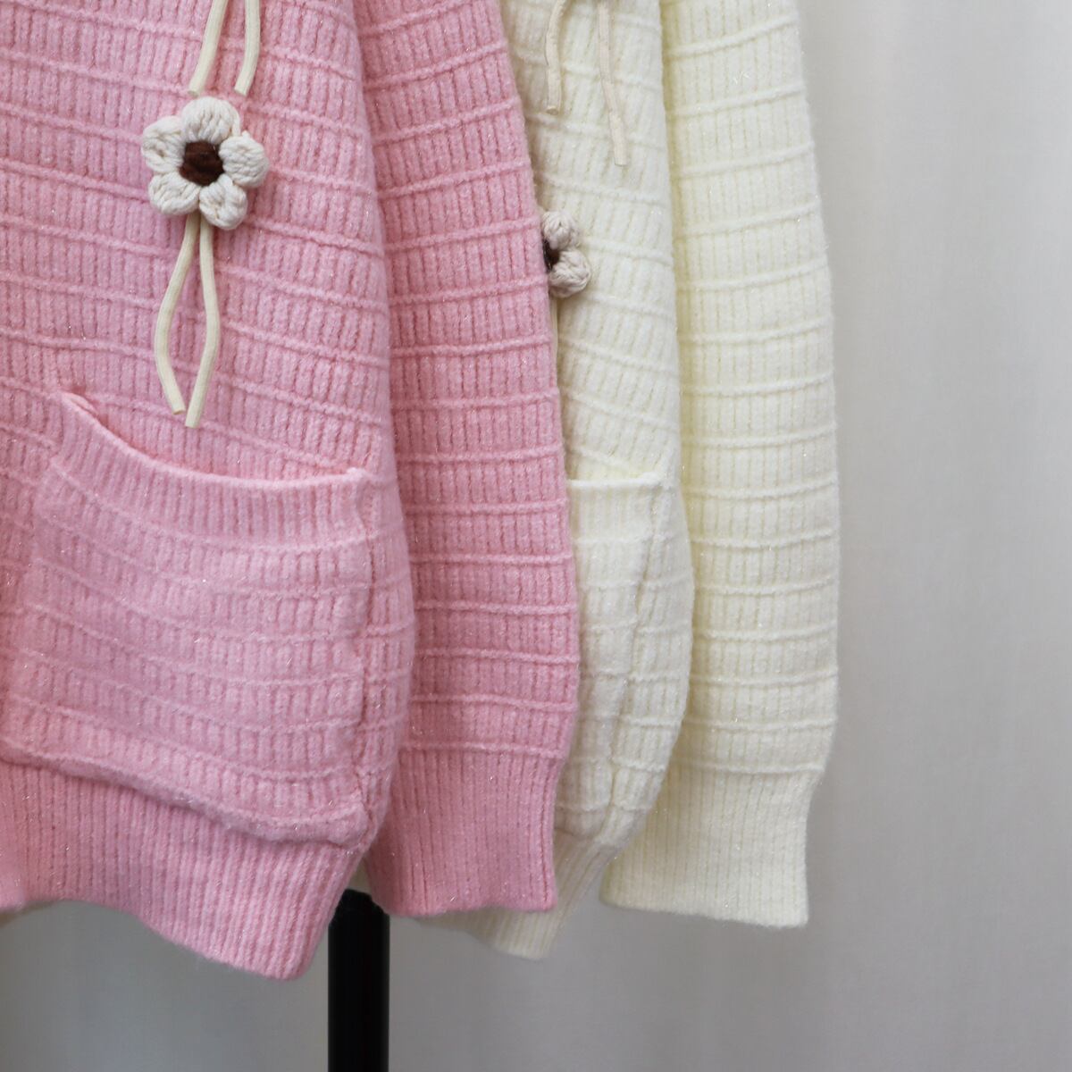 【outer】Vネックニットカーデ　M18707