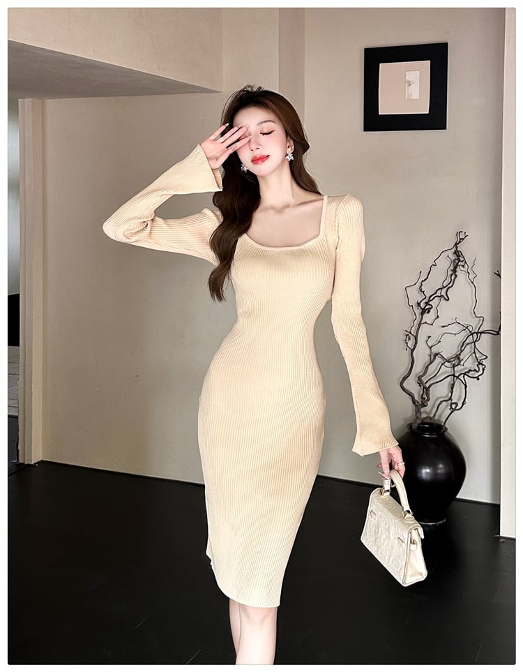 【dress】ニットワンピース　M25753