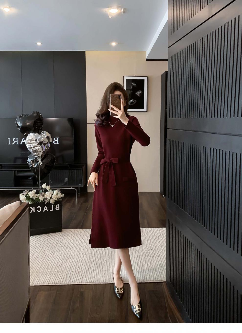 【dress】ニットワンピース　M18793