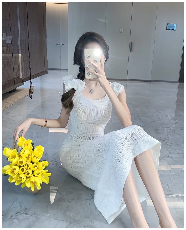 【dress】ニットワンピース　M24654