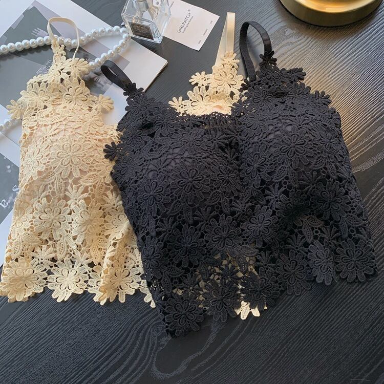 【tops】レースカップ付きキャミソール　M29426