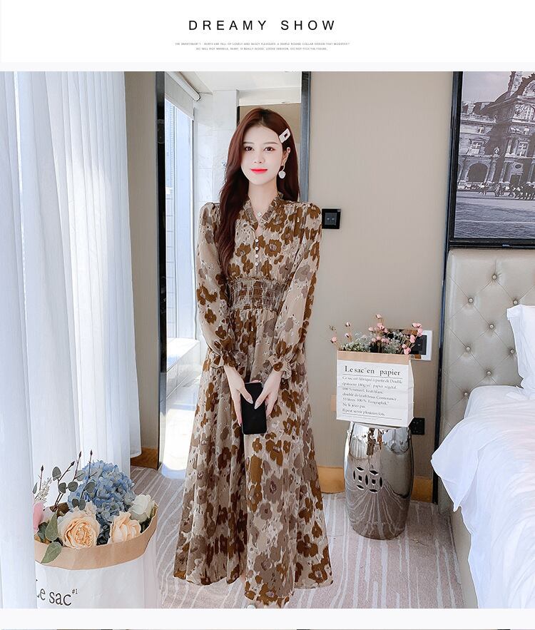 【dress】プリントワンピース　M18991