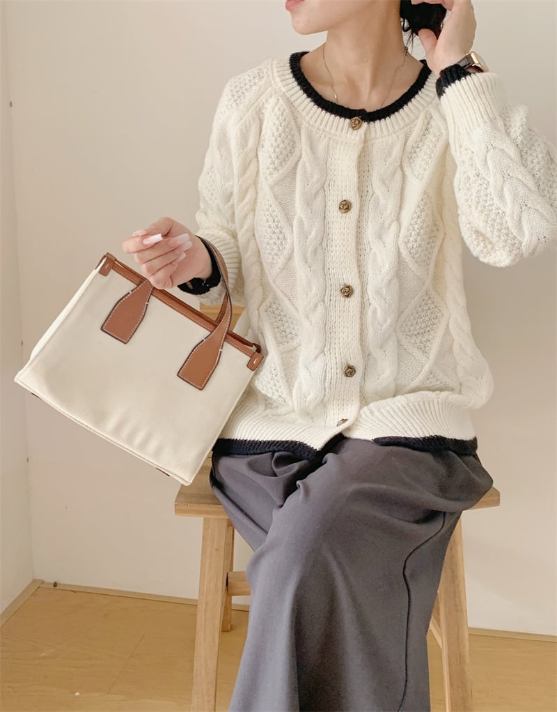 【outer】ニットカーデ　M26189