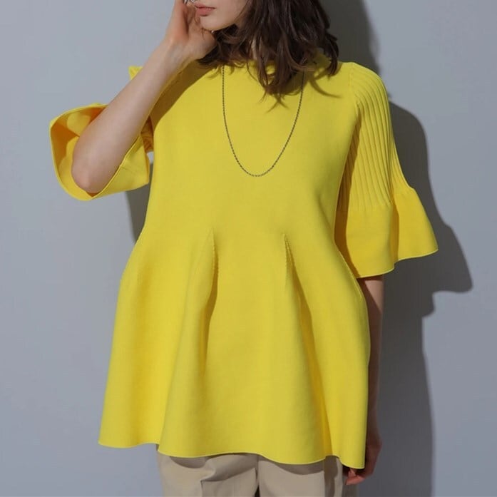 【tops】アンブレラスリーブトップス　N-1649