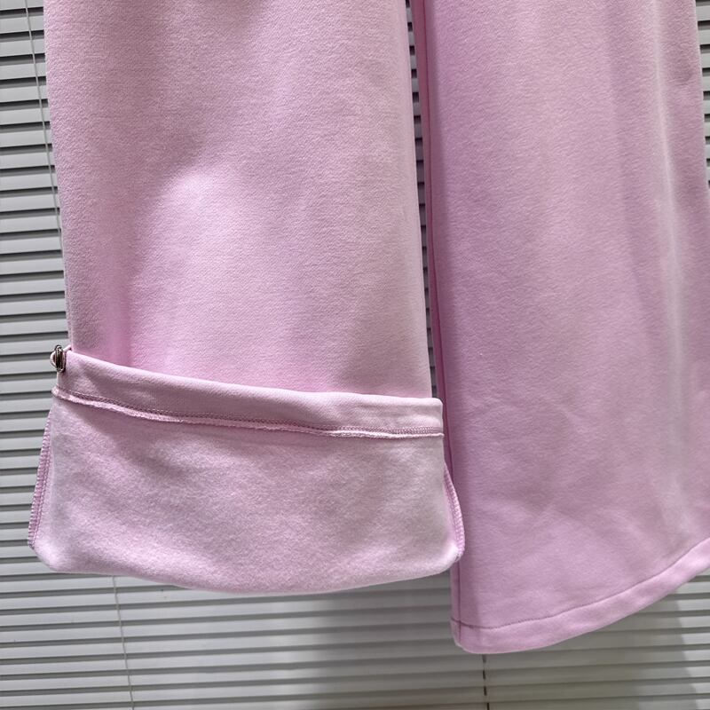 【set】ファー付きジップアップパーカー×裏起毛スカッツセット Q7510