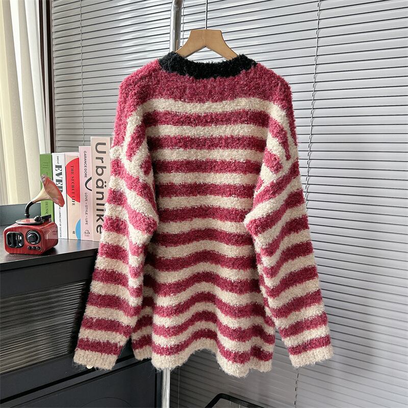 【tops】クルーネックニットセーター　M18970
