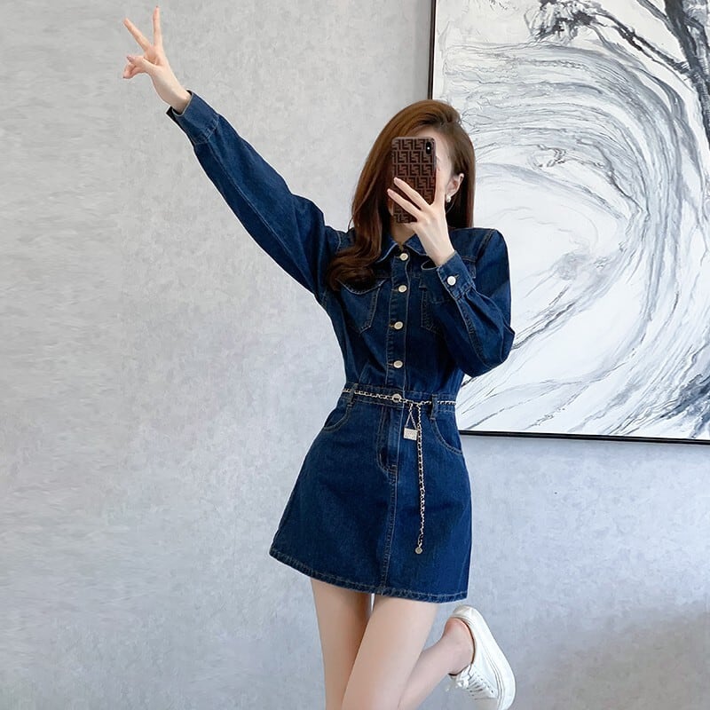 【dress】デニムワンピース　M25741