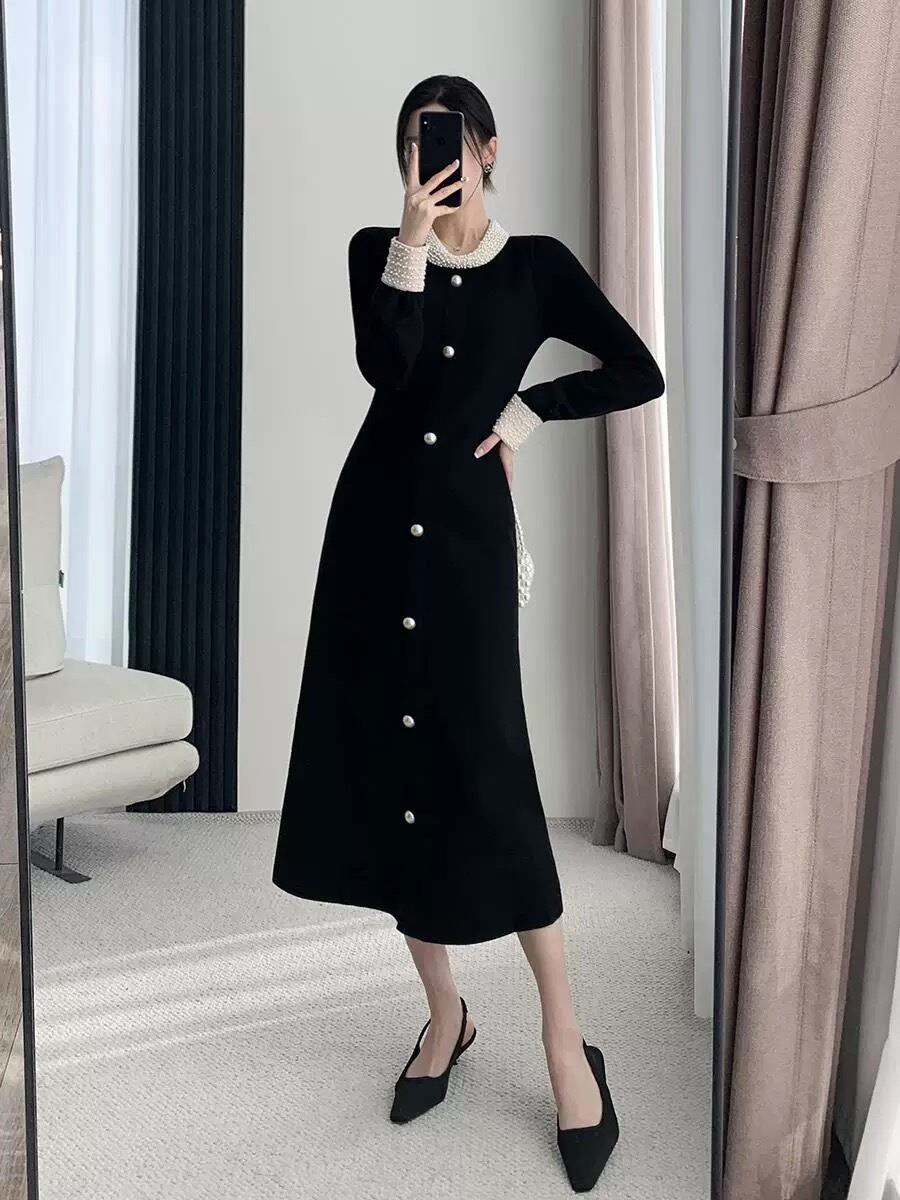 【dress】パール付きデートワンピース　N2891
