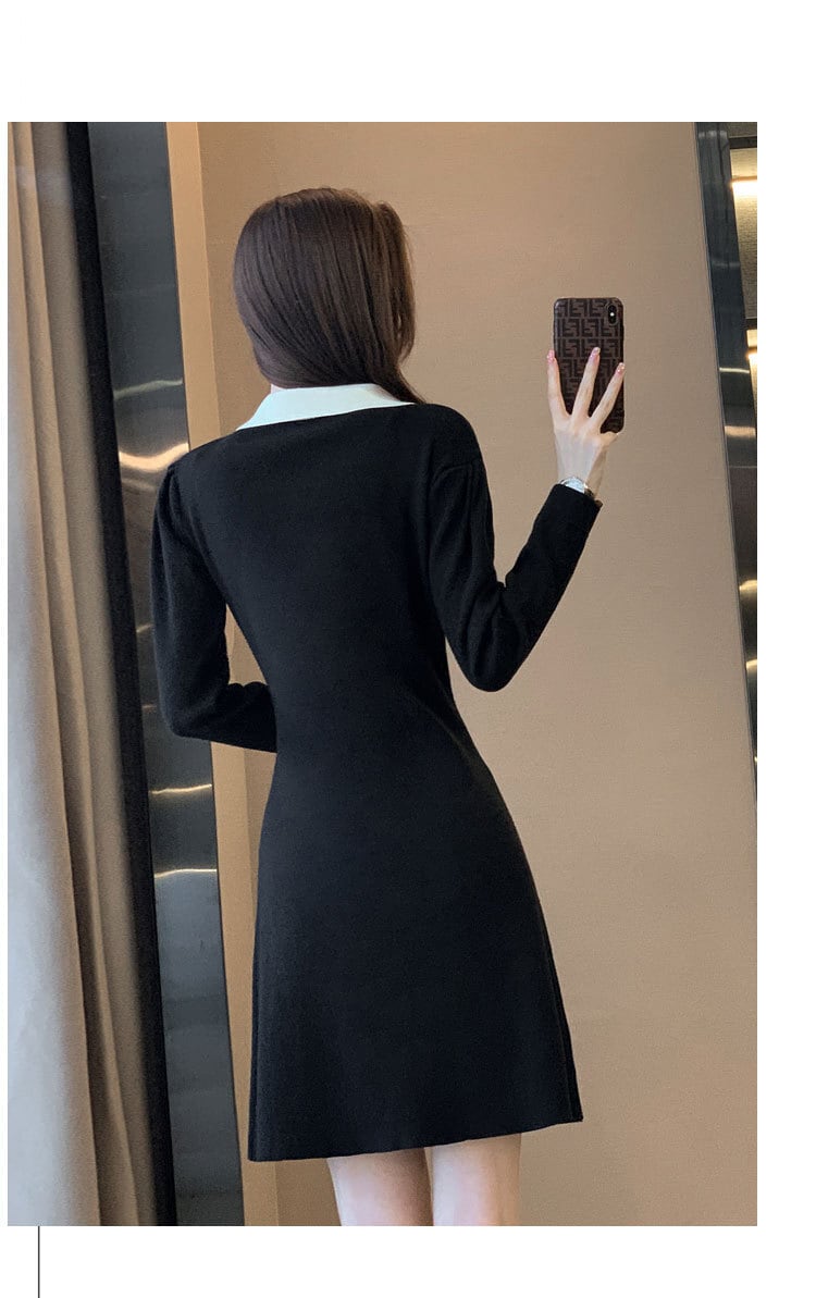 【dress】ニットワンピース　M25426