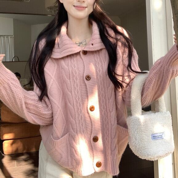 【outer】ニットカーデ　M27648