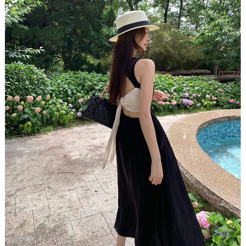 【dress】バックレスワンピース　M24583