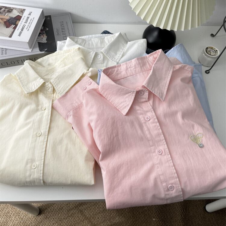 【tops】刺繍シャツ　M29909