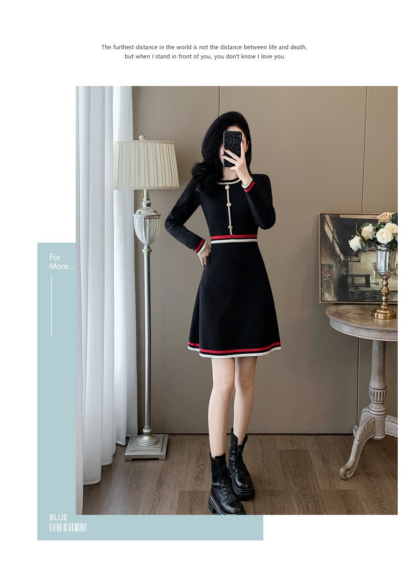 【dress】ニットワンピース　M27706