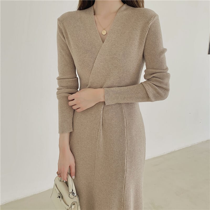 【dress】ニットワンピース　M25539