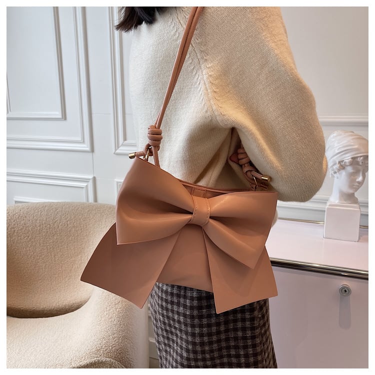 【小物】リボン秋冬新作オシャレファッションメッセンジャーバッグ G3485