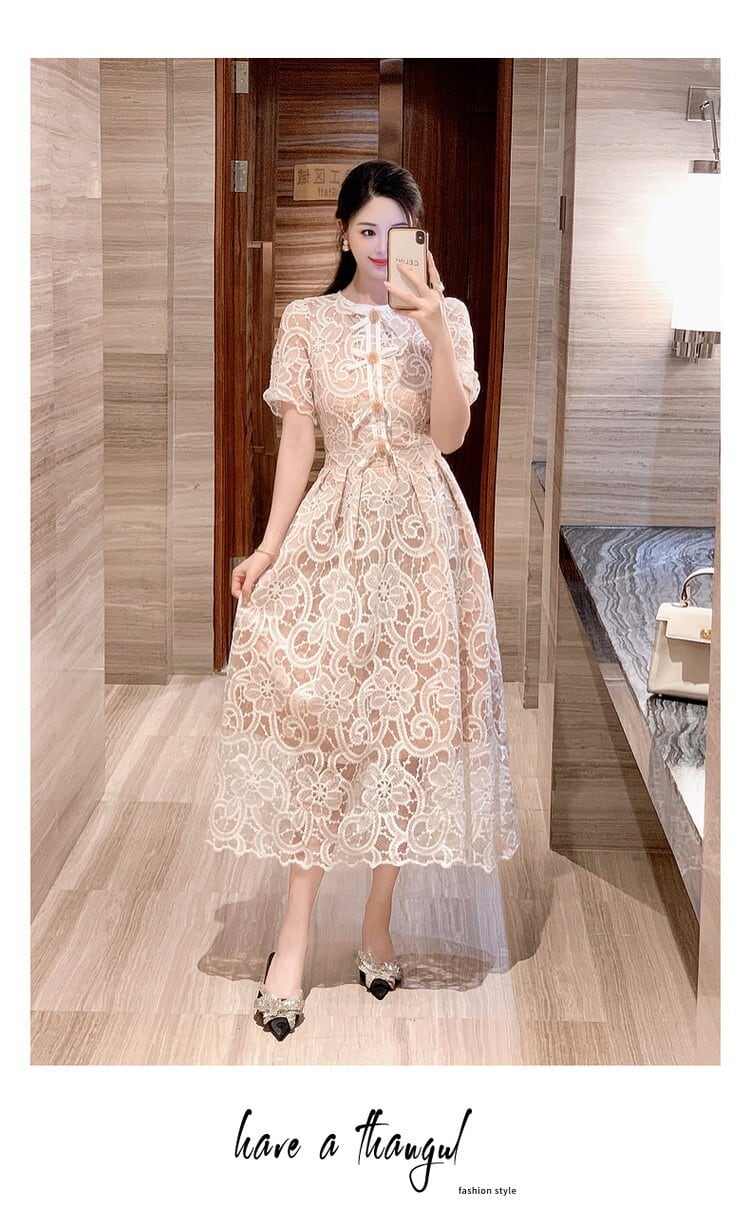 【dress】レースワンピース　M24544
