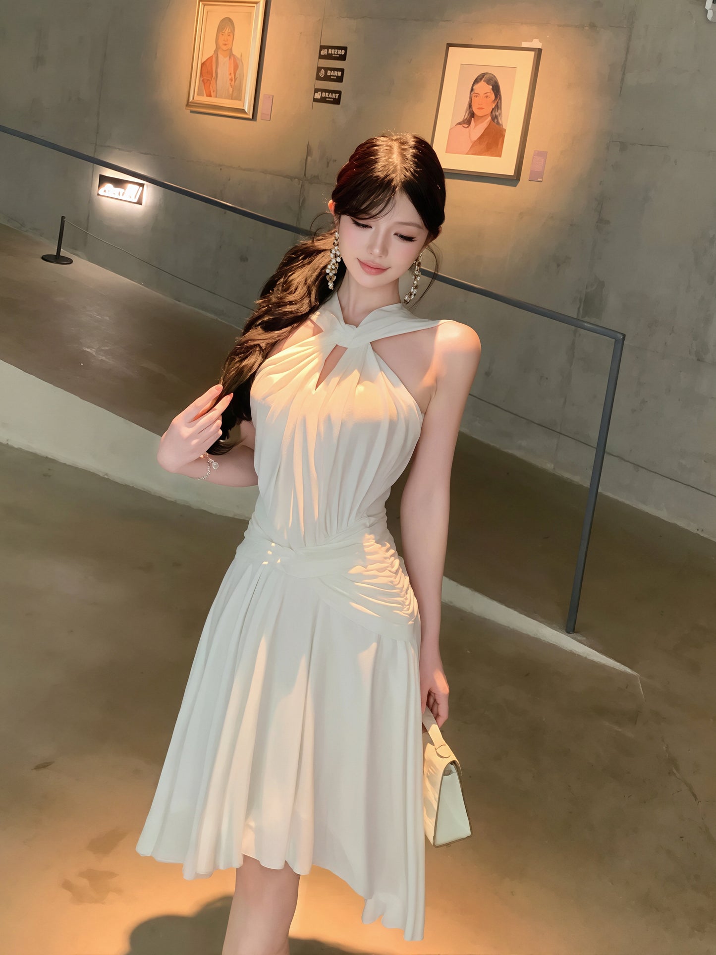 【dress】クロスネックワンピース Q8788