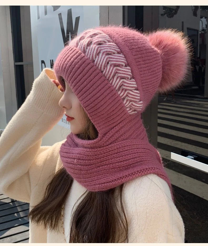 【小物】あったかニット帽子F8269