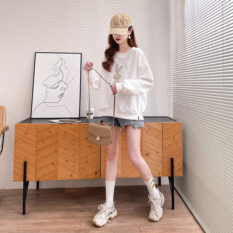 【tops】ゆったりカジュアル薄手パーカーF8260