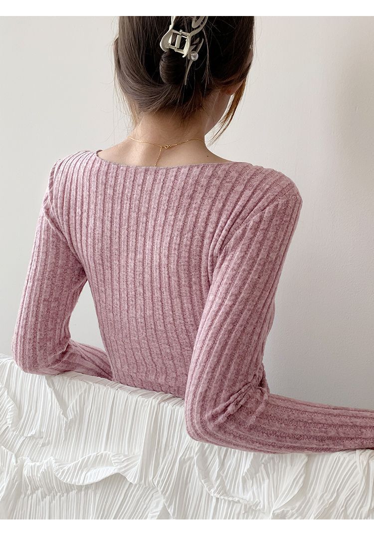 【outer】ラペルニットカーディガンF8419