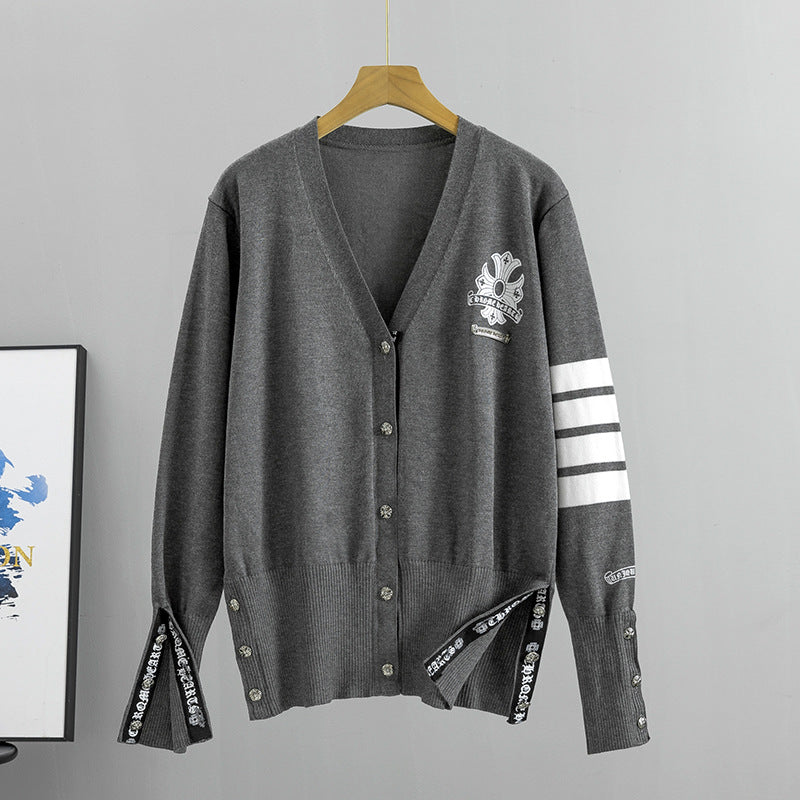 【outer】ファッションニットカーディガンG23454