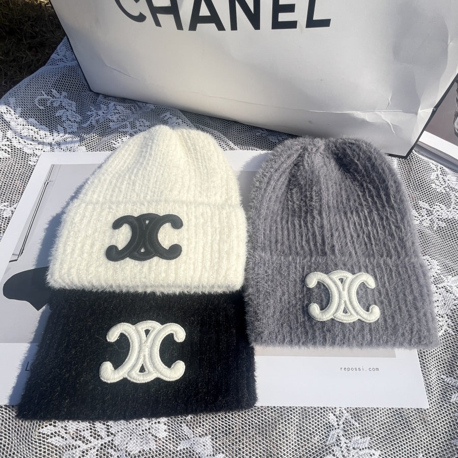 【小物】小顔効果ニット帽子G23369