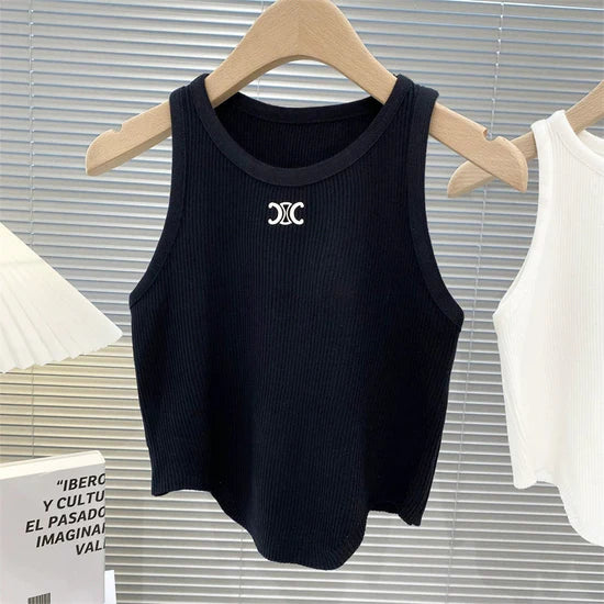 【tops】4色ニットキャミソール F7571