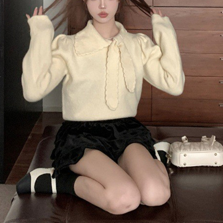 【tops】長袖ニットセーターG23098