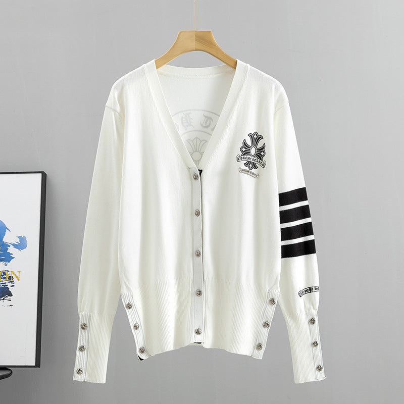 【outer】ファッションニットカーディガンG23454