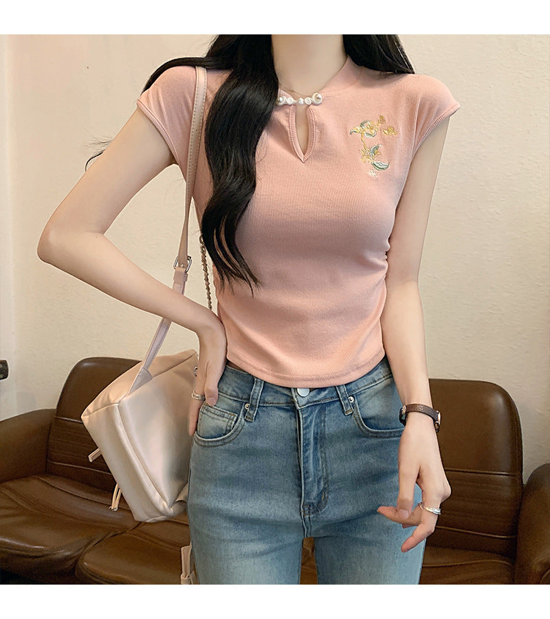 【tops】体型カバーTシャツG22057