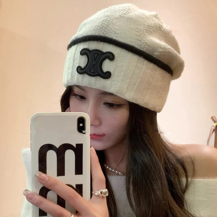 【小物】2色選択可～ニット帽子G23349