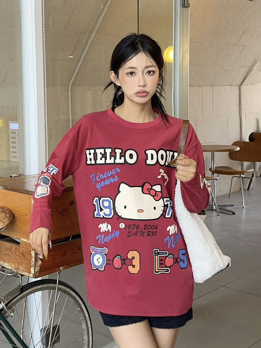 【tops】キャラクタープリントTシャツＫ0158