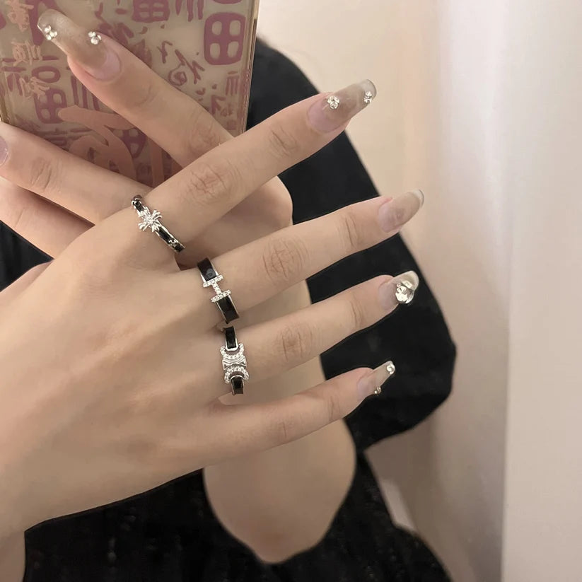 【小物】3点セット指輪アクセサリーF8409