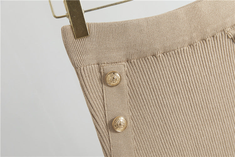 【set】長袖カーディガン＋タンクトップ+スカートニット3点セットF7951