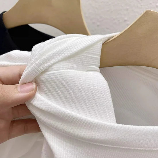 【tops】2色半袖TシャツF7545