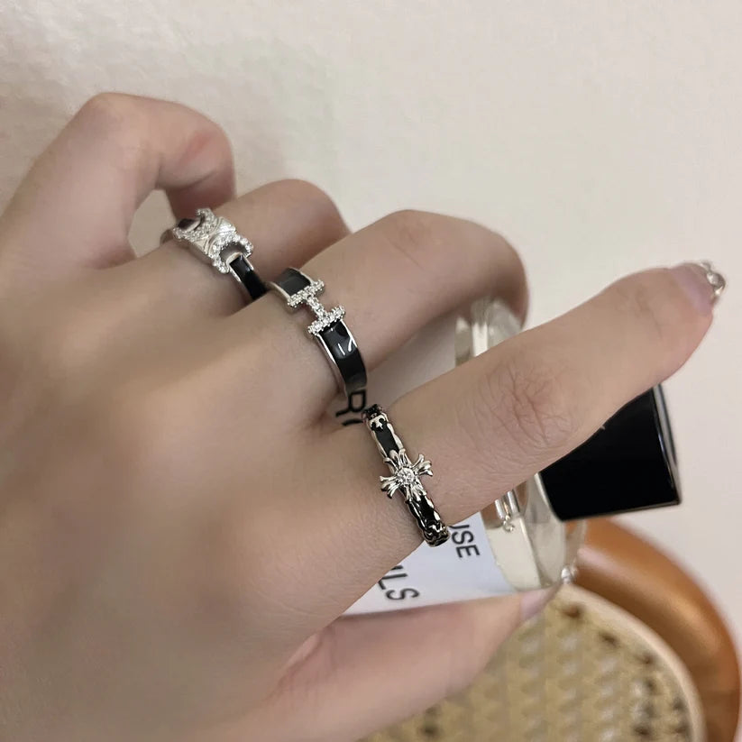 【小物】3点セット指輪アクセサリーF8409